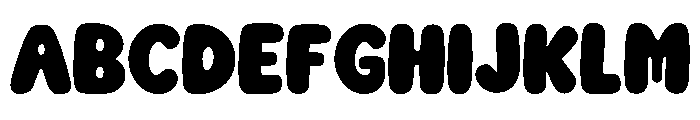 Enjoy Being Regular Font UPPERCASE