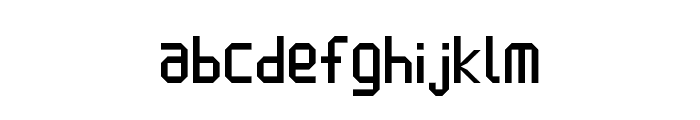 Enlatique Regular Font LOWERCASE