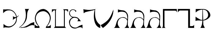 Enochian Font UPPERCASE