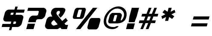 Enter Sansman Bold Italic Font OTHER CHARS