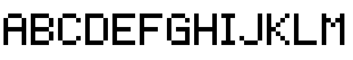 Enter the Gungeon Big Regular Font UPPERCASE