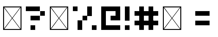 Enter the Gungeon Small Regular Font OTHER CHARS