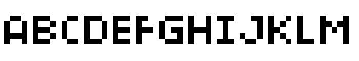 Enter the Gungeon Small Regular Font UPPERCASE