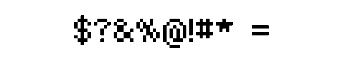 EnterCommand Font OTHER CHARS