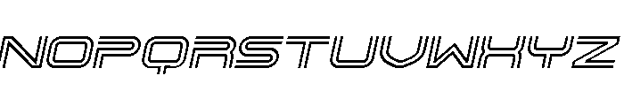 Enterpriser Italic Font UPPERCASE