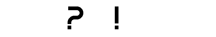 Entirely Regular Font OTHER CHARS