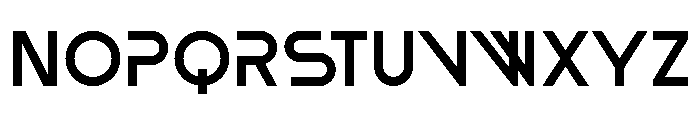 Entirely Regular Font UPPERCASE