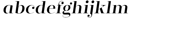 Encorpada Classic Italic Font LOWERCASE