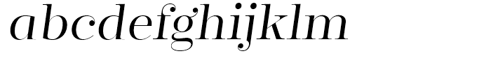 Encorpada Classic Light Italic Font LOWERCASE