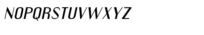 Engebrechtre Extended Italic Font LOWERCASE