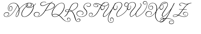 Enocenta Basic Thin Font UPPERCASE