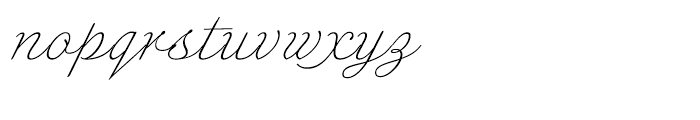 Enocenta Basic Thin Font LOWERCASE