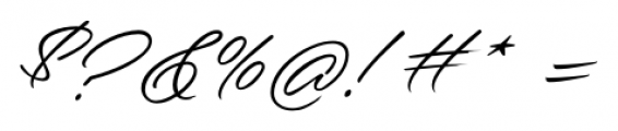 Enchanted Regular Font OTHER CHARS