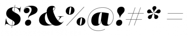 Encorpada Classic Black Italic Font OTHER CHARS