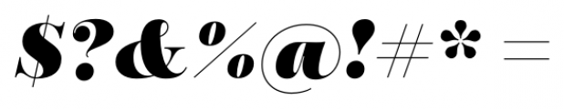 Encorpada Pro Black Italic Font OTHER CHARS
