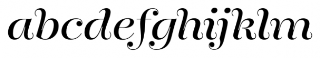 Encorpada Pro Regular Italic Font LOWERCASE