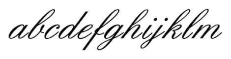 English 157 Regular Font LOWERCASE