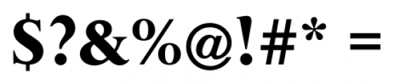 English Serif Bold Font OTHER CHARS