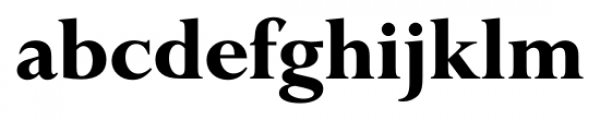English Serif Bold Font LOWERCASE