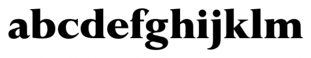 English Serif Extra Bold Font LOWERCASE