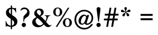English Serif Medium Font OTHER CHARS