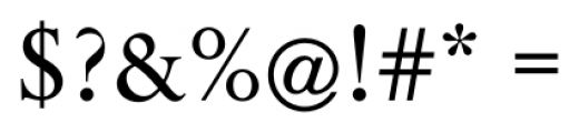English Serif Regular Font OTHER CHARS