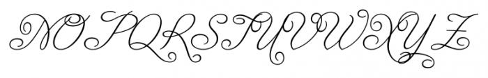 Enocenta Basic Thin Font UPPERCASE