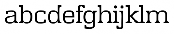 Enschede Serial Light Font LOWERCASE