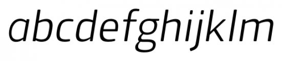 Entity Light Italic Font LOWERCASE