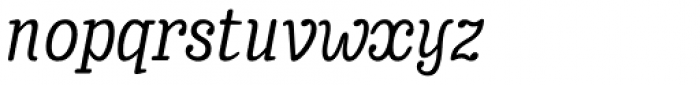 Enagol Math Italic Font LOWERCASE