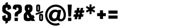 Enamela Condensed Bold Font OTHER CHARS