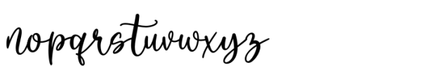 Enamories Font LOWERCASE