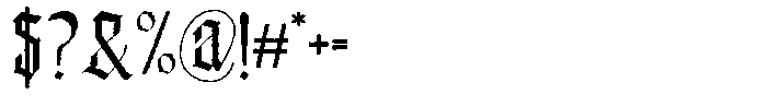 Enathica Font OTHER CHARS
