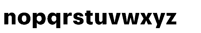 Encamp Extra Bold Font LOWERCASE
