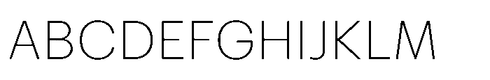 Encamp Extra Light Font UPPERCASE