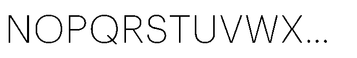 Encamp Extra Light Font UPPERCASE