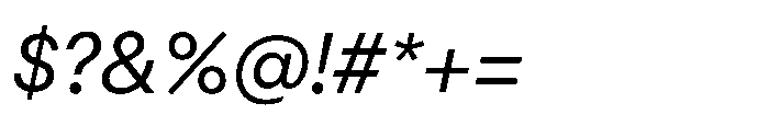 Encamp Italic Font OTHER CHARS