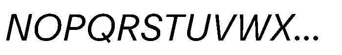 Encamp Italic Font UPPERCASE