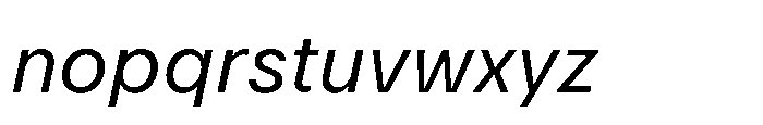 Encamp Italic Font LOWERCASE