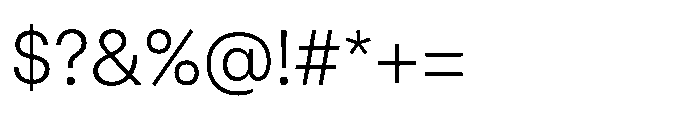 Encamp Light Font OTHER CHARS