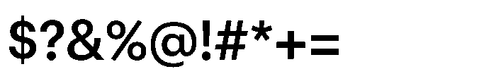 Encamp Semi Bold Font OTHER CHARS