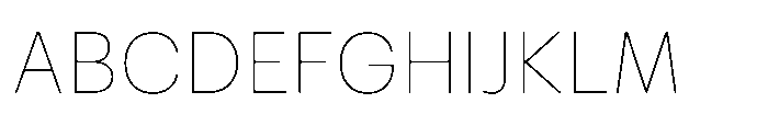 Encamp Thin Font UPPERCASE