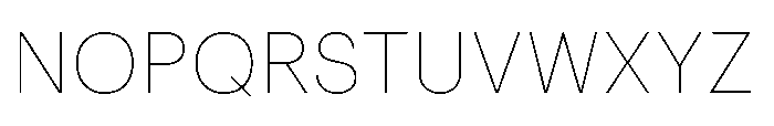 Encamp Thin Font UPPERCASE