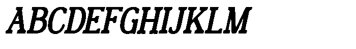 Encave Outline Encave Italic Font UPPERCASE