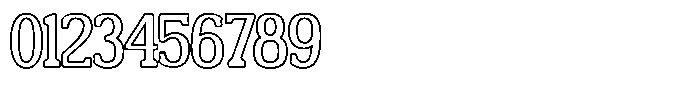 Encave Outline Regular Font OTHER CHARS