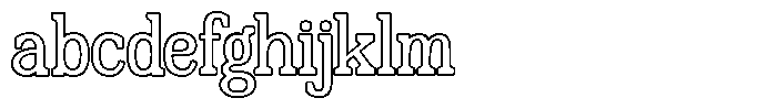 Encave Outline Regular FONT
