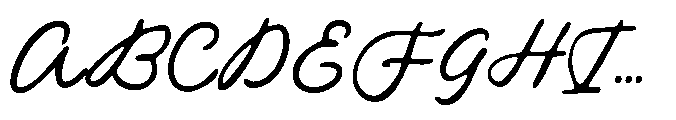 Enchanted Bride Script Font UPPERCASE