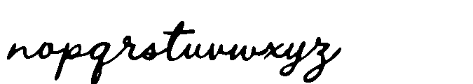Enchanted Bride Script Font LOWERCASE
