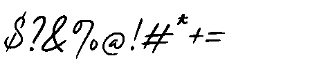 Enchanted Calithea Font OTHER CHARS