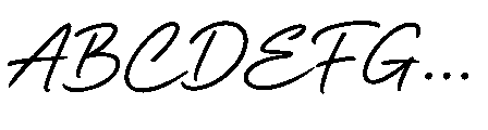 Enchanted Calithea Font UPPERCASE
